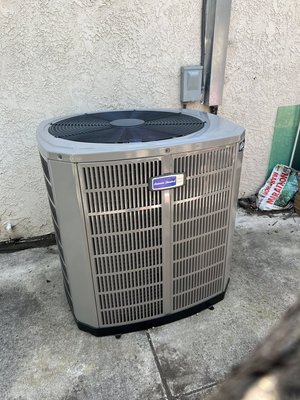 American Standard Installed by Luas HVAC - Installed this American Standard heat pump and new pov air handler in 
San Clemente. 🙏🏻