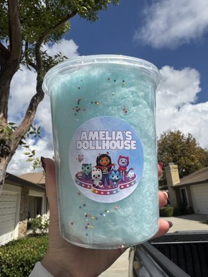 Customized party favors - Well design stickers to match your party or event, and put them on tubs of freshly spun cotton candy. They stay fresh for a week, and add a fun element to your party!