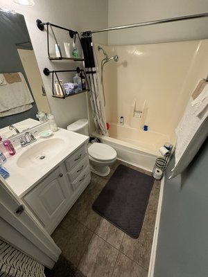 Bathroom remodel - Updating a smaller bathroom to senior friendly space Bathroom remodel - Updating a smaller bathroom to senior friendly space