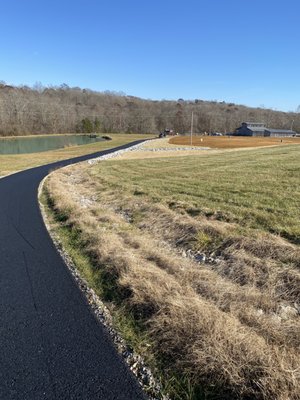 Driveway paving - Heavy duty paving on a driveway that will get heavy traffic with horse trailer and heavy trucks . Driveway paving - Heavy duty paving on a driveway that will get heavy traffic with horse trailer and heavy trucks .