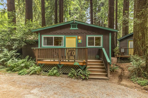 Cabins - If you enjoy camping in-style, you’ll love our charming, well-furnished cabins. We offer a variety of cabin sizes, many of which have porches and decks facing the creek while others have cozy, propane fireplaces to gather around. Cabins - If you enjoy camping in-style, you’ll love our charming, well-furnished cabins. We offer a variety of cabin sizes, many of which have porches and decks facing the creek while others have cozy, propane fireplaces to gather around.