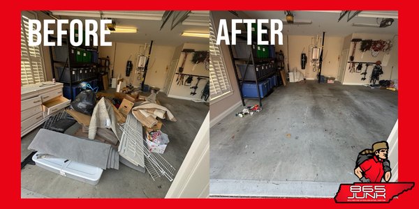Garage Cleanout & Shed Demo – Knoxville TN - Full garage cleanout and shed demo completed in one day. We removed all unwanted items, handled demolition, and hauled everything away. Fast, reliable service with upfront pricing. Serving Knoxville and surrounding areas.