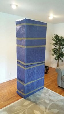 Easy Move - All furniture was wrapped.
we are working fast.
have insurance