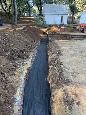 Septic Addition - This septic project added an additional 50 feet of leach line and a 30 gallon septic pump to an existing system for the development of a new ADU on the property. Septic Addition - This septic project added an additional 50 feet of leach line and a 30 gallon septic pump to an existing system for the development of a new ADU on the property.