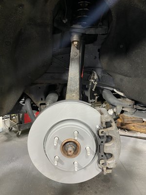 Miriams Jeep Brake Replacement - Our client Miriam came in worried about pulsating and squeaky brakes. We determined she was very much overdue for a brake replacement. After replacement, the pulsating and squeaky sounds were gone. Thank you Miriam for your business! Miriams Jeep Brake Replacement - Our client Miriam came in worried about pulsating and squeaky brakes. We determined she was very much overdue for a brake replacement. After replacement, the pulsating and squeaky sounds were gone. Thank you Miriam for your business!