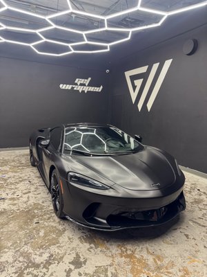 2021 Mclaren GT - Mclaren Gt came in for a full body wrap it went from white to satin black