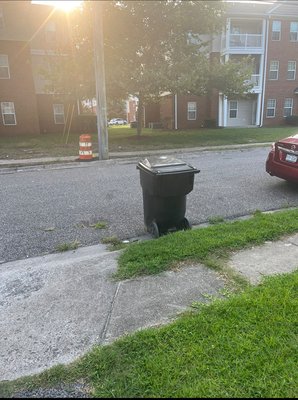 Trash Can & Contents Removal - Customer requested removal of a full trash can and all of its contents. We safely picked up the entire bin, loaded and hauled everything away, leaving the area clean and clutter-free.
