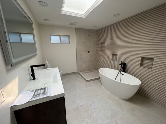 Bathroom Remodel Saratoga - Bathroom Remodel: Witness the incredible transformation of outdated bathrooms into modern, stylish retreats that meet the unique needs and preferences of our clients. From concept to completion, we meticulously plan and execute every detail to ensure a successful and satisfying renovation experience.
Floating Vanity: Explore our innovative use of floating vanities, which provide a sleek and contemporary look while maximizing storage space. These elevated fixtures not only add a touch of elegance but also contribute to the illusion of a more spacious bathroom.
Wet Room: Immerse yourself in the luxurious ambiance of our wet room designs. By seamlessly integrating the shower area into the overall bathroom space, we create a harmonious and spa-like experience. Our focus on proper waterproofing, tile selection, and shower drain systems ensures both functionality and aesthetics. Bathroom Remodel Saratoga - Bathroom Remodel: Witness the incredible transformation of outdated bathrooms into modern, stylish retreats that meet the unique needs and preferences of our clients. From concept to completion, we meticulously plan and execute every detail to ensure a successful and satisfying renovation experience.
Floating Vanity: Explore our innovative use of floating vanities, which provide a sleek and contemporary look while maximizing storage space. These elevated fixtures not only add a touch of elegance but also contribute to the illusion of a more spacious bathroom.
Wet Room: Immerse yourself in the luxurious ambiance of our wet room designs. By seamlessly integrating the shower area into the overall bathroom space, we create a harmonious and spa-like experience. Our focus on proper waterproofing, tile selection, and shower drain systems ensures both functionality and aesthetics.