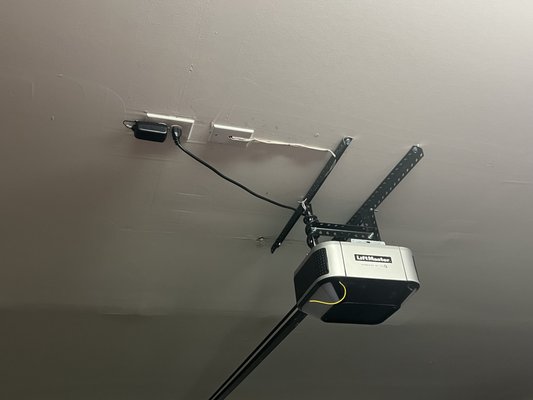 Liftmaster operator upgrade - This customer originally had a newly installed garage door opener in Surprise, AZ, that not only lacked premium features but also had a messy installation, with a low-hanging power cord and exposed low-voltage wiring that appeared unprofessional. They reached out wanting an upgrade, and we recommended a new LiftMaster belt-drive unit with integrated myQ smart features.
We reinstalled everything with a cleaner finish, securing the wiring, PROPERLY mounting the operator, and delivering a much more polished and reliable setup. The customer was pleased with the final result and said the difference in attention to detail was immediately noticeable.
Whether it’s a full replacement or a simple cleanup of a sloppy install, we take pride in doing it right. Liftmaster operator upgrade - This customer originally had a newly installed garage door opener in Surprise, AZ, that not only lacked premium features but also had a messy installation, with a low-hanging power cord and exposed low-voltage wiring that appeared unprofessional. They reached out wanting an upgrade, and we recommended a new LiftMaster belt-drive unit with integrated myQ smart features.
We reinstalled everything with a cleaner finish, securing the wiring, PROPERLY mounting the operator, and delivering a much more polished and reliable setup. The customer was pleased with the final result and said the difference in attention to detail was immediately noticeable.
Whether it’s a full replacement or a simple cleanup of a sloppy install, we take pride in doing it right.