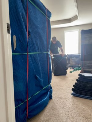 Local move with designer furniture - This local move required extra attention to the preparation of our clients high dollar furniture. It gave us the opportunity to showcase our experience with such items.