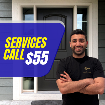 Service Call Only $55 - Locked out of your home, car, or business? Need to upgrade your locks or improve your security? Whatever your locksmithing needs, 24Seven Locksmith is here to help with an unbeatable offer: your service call is completely FREE when you hire us for the job! Service Call Only $55 - Locked out of your home, car, or business? Need to upgrade your locks or improve your security? Whatever your locksmithing needs, 24Seven Locksmith is here to help with an unbeatable offer: your service call is completely FREE when you hire us for the job!