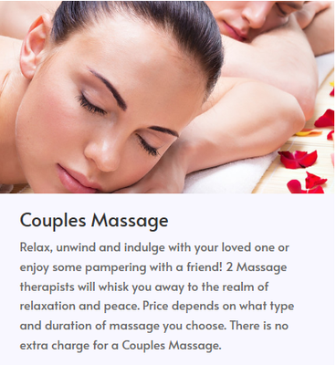 Couples Massage - Couples Massage is a wonderful experience. We can bring the experience to you. Couples Massage - Couples Massage is a wonderful experience. We can bring the experience to you.