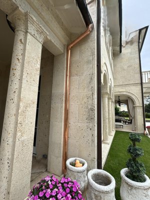 Copper Gutters - We also offer copper gutters