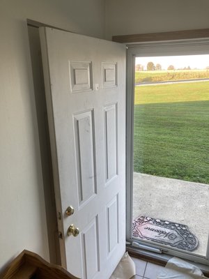 Front door repaint - This front door was in bad shape! Happy to restore it, and give it a new lease on life! Front door repaint - This front door was in bad shape! Happy to restore it, and give it a new lease on life!