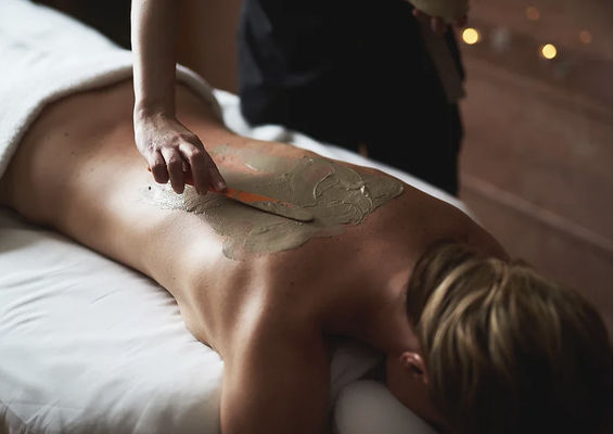Body Treatments - The health of your skin can speak volumes about your internal balance. Factors like genetics, excessive use of chemicals, illness, stress, weather changes, diet, and poor blood circulation are some leading causes behind issues like dry skin, water retention, bloating, toxin build up, acne, eczema, rosacea, and more. Hence it is crucial to treat skin with extra care. Speak to our team for the best custom body treatment for you to repair your skin and leave your body craving for more.
Types of Body Treatments include: body polish, herbal body wraps, and ultrasound body cavitation with body sculpting.
Our body polish is a 60 minute service that helps promote blood circulation, reduce the inflammatory response as the salt acts as detoxifying agent and general muscle relaxant. Salt exfoliation will remove dead skin cells, leaving your skin buffed and polished. Treatment includes complimentary steam shower. (60 min, $135)
Our herbal body wrap consists of a variety of natural herbs. It is a 90 minute process where your body will be treated with exfoliation, wrapped in herbal paste and in a sauna blanket to accelerate detoxification. After a steam shower, your body will be moisturized. Treatment includes complimentary steam shower. (90 min, $175)
The ultrasound body cavitation is a non-invasive procedure uses ultrasound and radio waves to break down fat cells and cellulite without affecting nearby organs. The disruptive fat cells will process through the digestive system naturally. Unlike surgical fat loss treatments, there is no pain, scarring, bleeding, and no risk of infection or downtime needed for recovery. (30 min, $150, 60 min, $200) Body Treatments - The health of your skin can speak volumes about your internal balance. Factors like genetics, excessive use of chemicals, illness, stress, weather changes, diet, and poor blood circulation are some leading causes behind issues like dry skin, water retention, bloating, toxin build up, acne, eczema, rosacea, and more. Hence it is crucial to treat skin with extra care. Speak to our team for the best custom body treatment for you to repair your skin and leave your body craving for more.
Types of Body Treatments include: body polish, herbal body wraps, and ultrasound body cavitation with body sculpting.
Our body polish is a 60 minute service that helps promote blood circulation, reduce the inflammatory response as the salt acts as detoxifying agent and general muscle relaxant. Salt exfoliation will remove dead skin cells, leaving your skin buffed and polished. Treatment includes complimentary steam shower. (60 min, $135)
Our herbal body wrap consists of a variety of natural herbs. It is a 90 minute process where your body will be treated with exfoliation, wrapped in herbal paste and in a sauna blanket to accelerate detoxification. After a steam shower, your body will be moisturized. Treatment includes complimentary steam shower. (90 min, $175)
The ultrasound body cavitation is a non-invasive procedure uses ultrasound and radio waves to break down fat cells and cellulite without affecting nearby organs. The disruptive fat cells will process through the digestive system naturally. Unlike surgical fat loss treatments, there is no pain, scarring, bleeding, and no risk of infection or downtime needed for recovery. (30 min, $150, 60 min, $200)