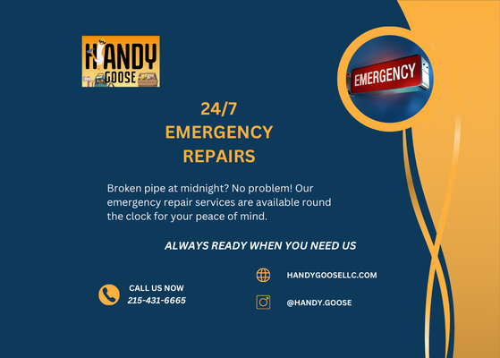 24/7 Emergency Services - Always Ready When You Need Us 24/7 Emergency Services - Always Ready When You Need Us