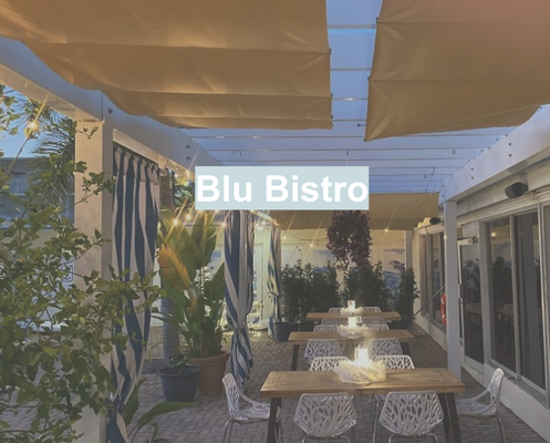 Blu Bistro - Our on-site restaurant features delicious Keys seafood as well as a Mediterranean-inspired menu with Greek favorites that always reflects the freshest seasonal ingredients available. Our chef can cook your catch, too! Enjoy indoor and al fresco dining with handmade cocktails from our own poolside tiki bar. Blu Bistro - Our on-site restaurant features delicious Keys seafood as well as a Mediterranean-inspired menu with Greek favorites that always reflects the freshest seasonal ingredients available. Our chef can cook your catch, too! Enjoy indoor and al fresco dining with handmade cocktails from our own poolside tiki bar.