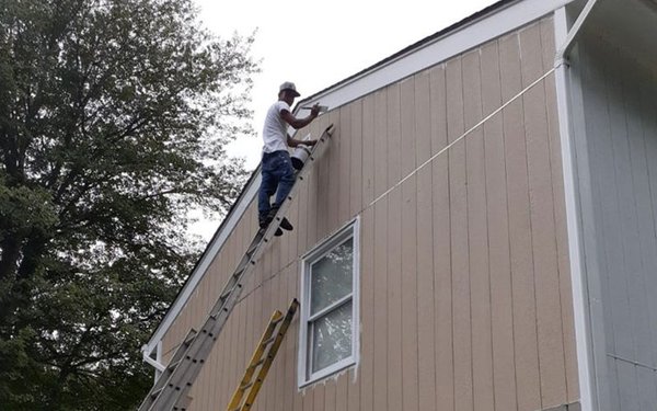 Window Installation & Painting - Window Installation and Side Painting Window Installation & Painting - Window Installation and Side Painting