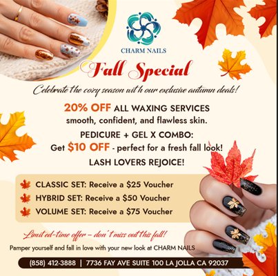 Fall Special - This offer can’t combine with other offers or discount
Expired : November 30 2025 Fall Special - This offer can’t combine with other offers or discount
Expired : November 30 2025