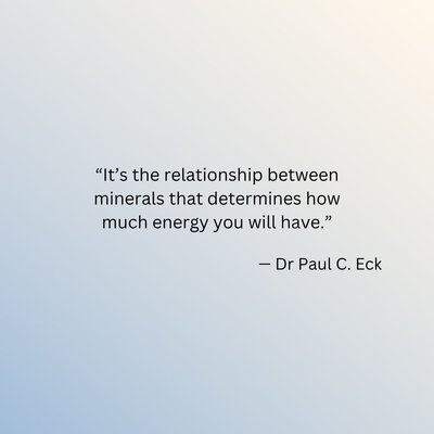 Mineral Consultation - Mineral balancing is a foundational approach to health.

Minerals are involved in nearly every metabolic process in the body – which means they are absolutely necessary and essential for growth and development. Without a balance of minerals, your physical, mental, emotional, and social wellbeing can become compromised. As a result, “dis-ease” becomes the body’s adaptation response.

When minerals are restored, cellular energy and vitality is optimized. 

HTMA testing (Hair Tissue Mineral Analysis) is a tool used to provide information about your historical mineral activity. The results will display activity that took place on a cellular level over the past 3 to 4 months. Blood labs are not the sole viable marker for detection of mineral imbalance, as they cannot accurately measure mineral levels that are stored in the tissue. When you combine both blood labs and HTMA testing, you will find a more balanced interpretation of your health information. A few things your HTMA results will reveal:

Your metabolic type (fast or slow) which is also an indicator of how you process foods for energy
Potential health imbalances or toxic mineral excess
Adrenal/Thyroid activity
Information from blood labs, HTMA, and dietary nutritional evaluations will provide the basis for understanding your current state of health. From there, we take a balanced approach with lifestyle and mindset modifications, proper diet, nutritional supplementation and detoxification protocols. These approaches will give your body the raw materials it needs for cellular function and restoring bodily vitality.