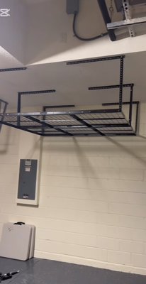 Ceiling Storage Rack Installation - Ceiling Storage Rack Installation
Installed a heavy-duty ceiling-mounted storage rack in the garage to maximize overhead space and keep things organized. Strong, secure, and perfect for seasonal items or storage bins. Ceiling Storage Rack Installation - Ceiling Storage Rack Installation
Installed a heavy-duty ceiling-mounted storage rack in the garage to maximize overhead space and keep things organized. Strong, secure, and perfect for seasonal items or storage bins.