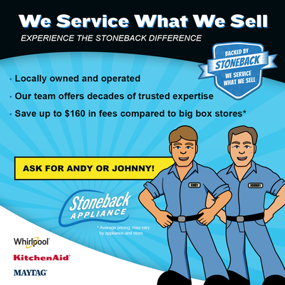 Appliance Service for Lawrence - Stoneback appliance is locally owned and operated store that sells, repairs and hauls away appliances in Lawrence Kansas. Appliance Service for Lawrence - Stoneback appliance is locally owned and operated store that sells, repairs and hauls away appliances in Lawrence Kansas.