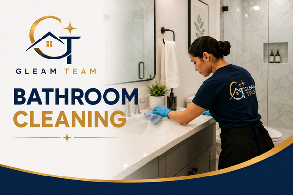 Bathroom Cleaning - A fresh, spotless bathroom — because comfort starts with a truly clean space