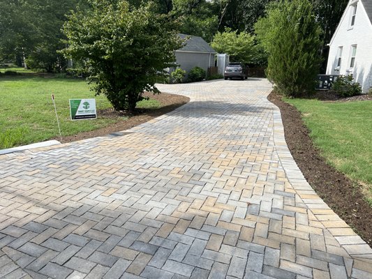 Driveway Paver Overlay - Transform your worn-out driveway with a stunning paver overlay from Smarter Scapes LLC! We install high-quality driveway pavers over existing asphalt, concrete, or gravel—no need to tear out the old surface. Enjoy a durable, stylish upgrade that boosts curb appeal and stands the test of time. Our expert team ensures proper prep and precision installation for a lasting finish. Add beauty and value to your home with a driveway that makes a statement. Serving Nashville and surrounding areas. Driveway Paver Overlay - Transform your worn-out driveway with a stunning paver overlay from Smarter Scapes LLC! We install high-quality driveway pavers over existing asphalt, concrete, or gravel—no need to tear out the old surface. Enjoy a durable, stylish upgrade that boosts curb appeal and stands the test of time. Our expert team ensures proper prep and precision installation for a lasting finish. Add beauty and value to your home with a driveway that makes a statement. Serving Nashville and surrounding areas.