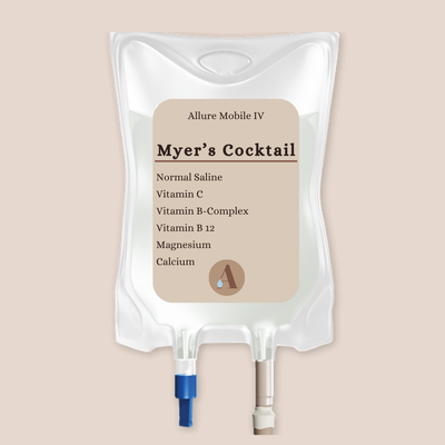 Myer's Cocktail - Regain balance, restore essential vitamins, and enhance overall well-being. Myer's Cocktail - Regain balance, restore essential vitamins, and enhance overall well-being.