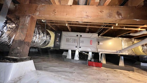 Crawl Space Installation - Crawl Space Installation Project - before/after