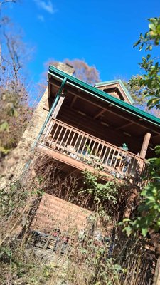 Grecian Green Gutters - This is the installation of Grecian Green gutter, gutter guard, and downspouts.