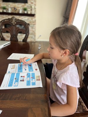 Reading program - Daily Kumon reading practice takes about 30 minutes to complete. Students attend class twice a week at a Kumon Center and complete assignments at home the other five days. Every child works at their own pace and masters each new reading concept before moving forward. You will watch your child’s reading and writing skills advance and see their confidence grow.