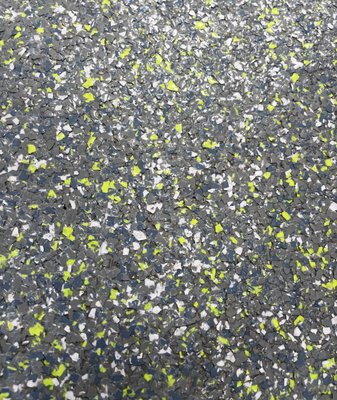 Cycle City Motorsport - Our friends at Cycle City Motorsport got their floors done for their new shop! Check out the "Splash" color chips they chose to match their logo colors. Come find out why people are deciding to epoxy their floors for their houses or work spaces.