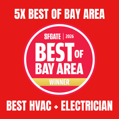 Perfect Star Awards & Honors - We’re proud to be a 5-Time SFGATE Best of the Bay Area Winner, recognized by our community for Best Heating & Air Conditioning Company and Best Electrician! 🏆
Thank you to our incredible customers throughout the Bay Area for your continued trust, support, and votes. These awards mean so much to our entire Perfect Star team and reflect our commitment to providing exceptional heating, cooling, and electrical service to the communities we serve.
We’re grateful to call the Bay Area home and even more grateful for the opportunity to keep our neighbors comfortable year after year.
Thank you, Bay Area! We Keep You in Your Comfort Zone! Perfect Star Awards & Honors - We’re proud to be a 5-Time SFGATE Best of the Bay Area Winner, recognized by our community for Best Heating & Air Conditioning Company and Best Electrician! 🏆
Thank you to our incredible customers throughout the Bay Area for your continued trust, support, and votes. These awards mean so much to our entire Perfect Star team and reflect our commitment to providing exceptional heating, cooling, and electrical service to the communities we serve.
We’re grateful to call the Bay Area home and even more grateful for the opportunity to keep our neighbors comfortable year after year.
Thank you, Bay Area! We Keep You in Your Comfort Zone!