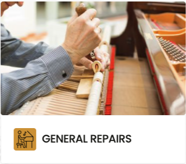 General Repairs - Pianos are complex instruments with thousands of moving parts that can be impacted by time, use, and even the unique Phoenix climate. With high temperatures and dry conditions, pianos in the Valley are often exposed to fluctuations that can affect tuning stability, wood condition, and the functionality of inner mechanics. Routine piano maintenance ensures your piano’s components remain in good condition, preventing small issues from turning into costly repairs down the line. General Repairs - Pianos are complex instruments with thousands of moving parts that can be impacted by time, use, and even the unique Phoenix climate. With high temperatures and dry conditions, pianos in the Valley are often exposed to fluctuations that can affect tuning stability, wood condition, and the functionality of inner mechanics. Routine piano maintenance ensures your piano’s components remain in good condition, preventing small issues from turning into costly repairs down the line.