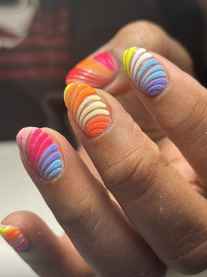 Russian Manicure- strengthening gel nails - This innovative gel strengthening overlay-Russian manicure promotes nail health and growth while providing a flawless and durable finish. Our skilled technicians will delicately remove pre-existing work, refine cuticles, and expertly apply a gentle layer of non-damaging gel, resulting in stunning nails that can be enhanced with gel extensions if desired.