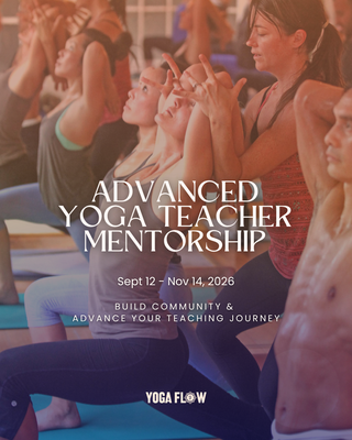 Advanced Yoga Teacher Mentorship Program - Elevate your teaching with this immersive mentorship designed for 200-hour certified yoga teachers ready to grow their skills, confidence, and connection to the practice. Work closely with experienced Yoga Flow SF mentors through one-on-one coaching, hands-on teaching experience, workshops, and self-paced study.
What You'll Experience:
- Two private mentor sessions to refine your teaching and class sequencing
- Attend and assist your mentor's classes
- Weekend immersion workshops at Yoga Flow SF Union (Oct. 3, Oct. 10, Nov. 7 & Nov. 14)
- Teach five community classes with mentor feedback (or private sessions if preferred)
- Access the How to Be a Yogi self-paced meditation series
- Attend your mentor's classes free and receive 50% off other Yoga Flow SF classes throughout the program
Learn from experienced mentors including Anna Hughes, Erin Gilmore, Leslie Gleser, Linda Souders, Martin Scott, Mary Polizzotti, and more.
Pricing:
- Early Bird: $1,600 (register by Aug. 15)
- Regular: $1,800
- Payment Plan: $2,000 ($200 non-refundable deposit + 3 monthly payments of $600)
All pricing options include a $200 non-refundable deposit.
Questions? Contact Kathleen@yogaflowsf.com. Register now and take the next step in your journey as a yoga teacher. Advanced Yoga Teacher Mentorship Program - Elevate your teaching with this immersive mentorship designed for 200-hour certified yoga teachers ready to grow their skills, confidence, and connection to the practice. Work closely with experienced Yoga Flow SF mentors through one-on-one coaching, hands-on teaching experience, workshops, and self-paced study.
What You'll Experience:
- Two private mentor sessions to refine your teaching and class sequencing
- Attend and assist your mentor's classes
- Weekend immersion workshops at Yoga Flow SF Union (Oct. 3, Oct. 10, Nov. 7 & Nov. 14)
- Teach five community classes with mentor feedback (or private sessions if preferred)
- Access the How to Be a Yogi self-paced meditation series
- Attend your mentor's classes free and receive 50% off other Yoga Flow SF classes throughout the program
Learn from experienced mentors including Anna Hughes, Erin Gilmore, Leslie Gleser, Linda Souders, Martin Scott, Mary Polizzotti, and more.
Pricing:
- Early Bird: $1,600 (register by Aug. 15)
- Regular: $1,800
- Payment Plan: $2,000 ($200 non-refundable deposit + 3 monthly payments of $600)
All pricing options include a $200 non-refundable deposit.
Questions? Contact Kathleen@yogaflowsf.com. Register now and take the next step in your journey as a yoga teacher.