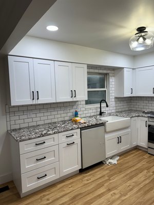 Kitchen and dining install, June 2025 - A majority of this house was remodeled, we had the pleasure of doing the kitchen and dining room cabinets! Kitchen and dining install, June 2025 - A majority of this house was remodeled, we had the pleasure of doing the kitchen and dining room cabinets!