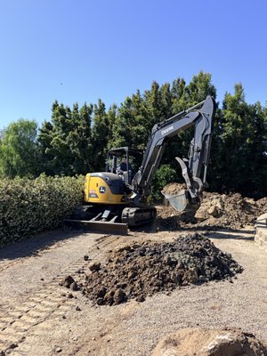 Septic Installs and Septic Repairs - Our team installed a vertical pit.