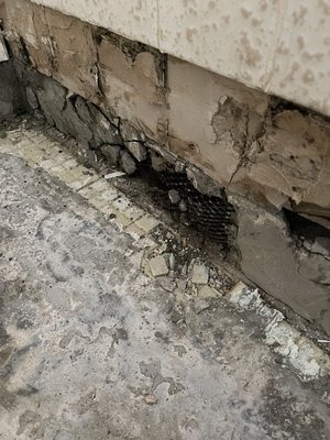 Bathroom remodeling - Remodeling after plumbing leaked Bathroom remodeling - Remodeling after plumbing leaked
