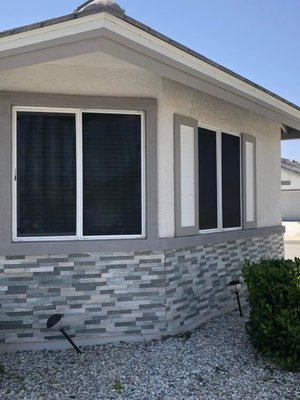 Window Screen Installation - Window screens provide an important barrier between the interior and exterior of your home. Living in Southern California, you likely keep your windows and doors open for a good part of the year. Near-perfect weather conditions provide the opportunity to save on electricity by enjoying coastal and mountain breezes. Unfortunately, window screens frequently take a beating. They collect dust and pollutants, becoming dirty, torn, and ultimately ineffective.

At DJ Exterior Services, our DJ Windows division wants to help you get the right screens on your windows and doors to allow you open-air living. We offer complete window screen installation, repair, and replacement services. Our technicians provide a mobile service to make sure that all screens are measured and installed correctly for the perfect fit. We rescreen both windows and doors. If you need your window screens repaired, replaced, or installed, contact our office at (661) 289-0945 to schedule an appointment.