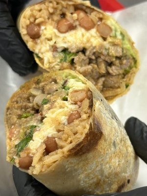 Breakfast from 8am - noon everyday! - Start your day with an unforgettable breakfast at Miguel’s, where every dish is crafted with love and the flavors of home! Sink your teeth into hearty, hand-rolled burritos bursting with savory goodness, savor the perfect crunch of chilaquiles topped with fresh salsa and melty cheese, or indulge in the rich, bold flavors of huevos rancheros, complete with fresh eggs and a zesty kick. Just like Miguel’s mom used to make, every bite is a warm hug for your taste buds. Don’t miss out—breakfast here is the comfort food you didn’t know you needed!