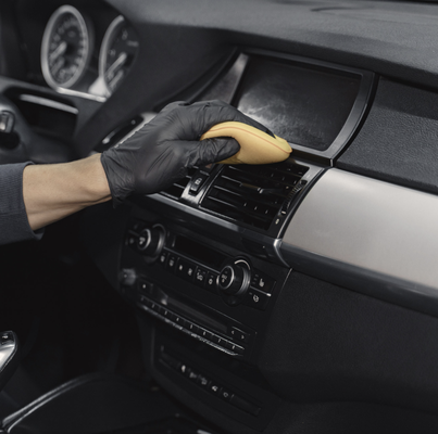 INTERIOR DETAIL - We take care of doing a deep and detailed cleaning of your interiors so that your carpets and upholstery are in perfect condition. INTERIOR DETAIL - We take care of doing a deep and detailed cleaning of your interiors so that your carpets and upholstery are in perfect condition.