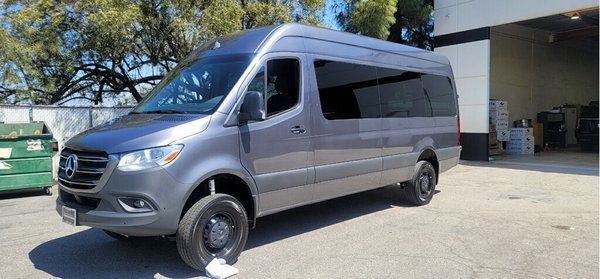 2022 Mercedes Benz Sprinter Color Change - Changed color from Grey to Silver Metallic 2022 Mercedes Benz Sprinter Color Change - Changed color from Grey to Silver Metallic