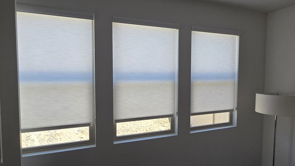 Roller and motorized shades - These roller shades were installed on several homes. we offer light filtering and room darkening fabrics as well as motorization and smart home connectivity Roller and motorized shades - These roller shades were installed on several homes. we offer light filtering and room darkening fabrics as well as motorization and smart home connectivity