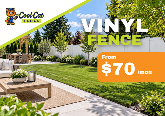 Vinyl Fence - Combining durability with low maintenance, a vinyl fence is a practical and stylish option for any property! With a variety of colors and styles available, including privacy, picket, and ornamental designs, vinyl fencing offers versatility without sacrificing aesthetics. Vinyl Fence - Combining durability with low maintenance, a vinyl fence is a practical and stylish option for any property! With a variety of colors and styles available, including privacy, picket, and ornamental designs, vinyl fencing offers versatility without sacrificing aesthetics.