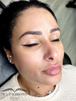 microblading & permanent makeup - Check out the before and after photos for these clients that received permanent brow, permanent eyeliner, and permanent lip tint services!!! microblading & permanent makeup - Check out the before and after photos for these clients that received permanent brow, permanent eyeliner, and permanent lip tint services!!!