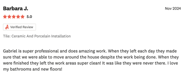 5 Star Reviews Across All Platforms - We are committed to excellence in every aspect of our business. We uphold a standard of integrity bound by fairness, honesty and personal responsibility. Our distinction is the quality of service we bring to our customers. Accurate knowledge of our trade combined with ability is what makes us true professionals. Above all, we are watchful of our customers interests, and make their concerns the basis of our business.