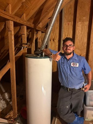 Water Heater Install - The guys took care of two water heater installs on the same day.