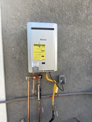 Slab leak ,burst pipe repair and repipe home - Converted conventional tank to tankless water heater